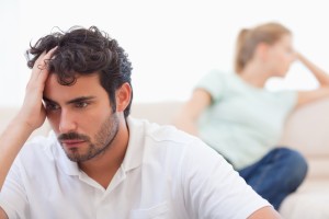 דיכאון של גברים בעקבות ובמהלך הגירושין